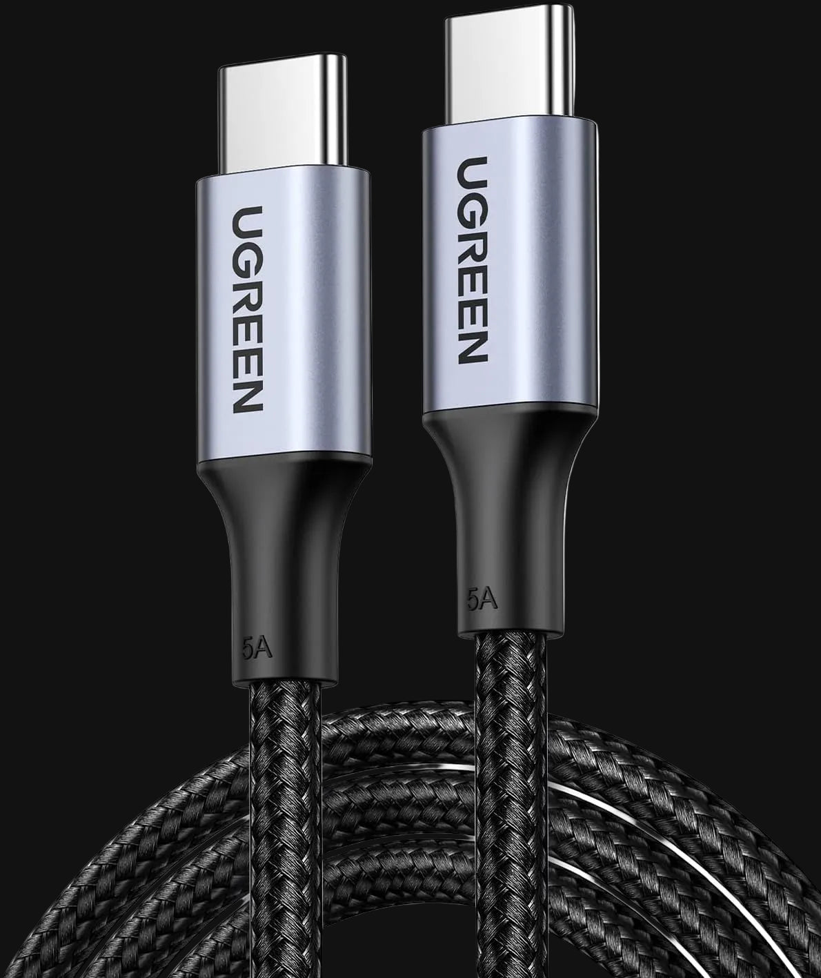 100W UGREEN USB-C cable on a white background