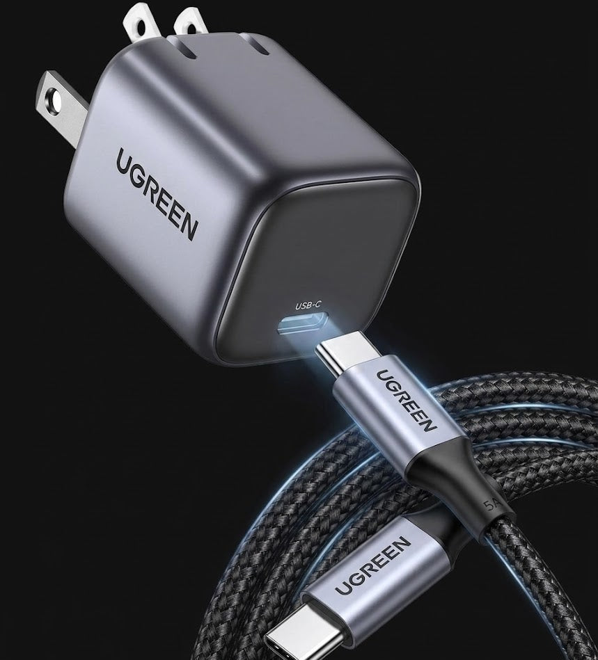 ZULVIRE Power Nano Kit | 30W Fast Charger & 100W 1m USB-C Cable